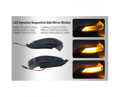 Set LED Side mirror-Flashing set - Smoke - incl. Dynamic Running Light, Image 4