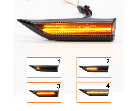 Set LED Side Turn Signals suitable for - suitable for Volkswagen Caddy IV 2015-2020 - Smoke - incl. D, Image 7