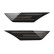 Set of LED Side Indicator Lights suitable for Honda Civic X 2016-2022 - Smoke Gray - incl. Dynamic Running Li