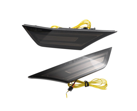 Set of LED Side Indicator Lights suitable for Honda Civic X 2016-2022 - Smoke Gray - incl. Dynamic Running Li, Image 3