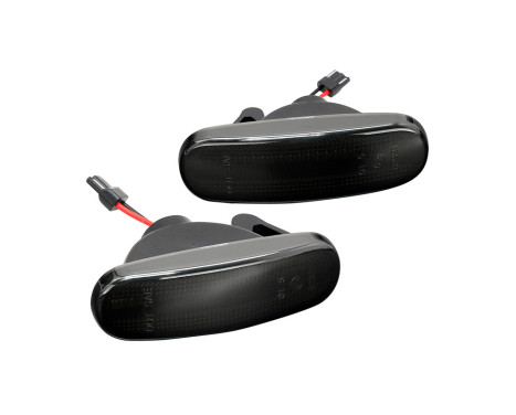 Set of LED side indicators suitable for Abarth/Fiat various models - Smoke gray - incl. Dynamic Runni, Image 2