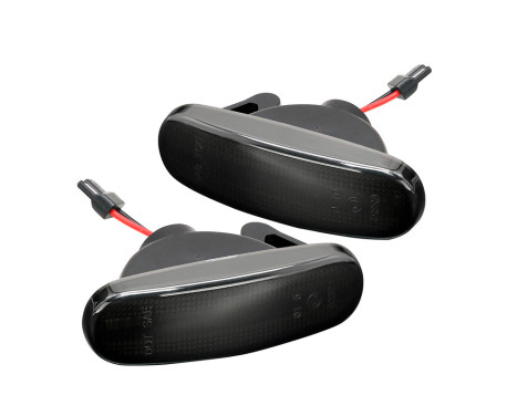 Set of LED side indicators suitable for Abarth/Fiat various models - Smoke gray - incl. Dynamic Runni, Image 3
