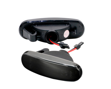 Set of LED side indicators suitable for Abarth/Fiat various models - Smoke gray - incl. Dynamic Runni, Image 4