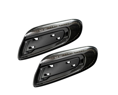 Set of LED side indicators suitable for Mini F55 5-door / F56 3-door / F57 Cabrio - Smoke gray - incl., Image 3