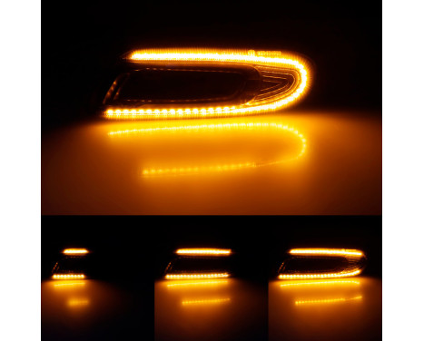 Set of LED side indicators suitable for Mini F55 5-door / F56 3-door / F57 Cabrio - Smoke gray - incl., Image 6