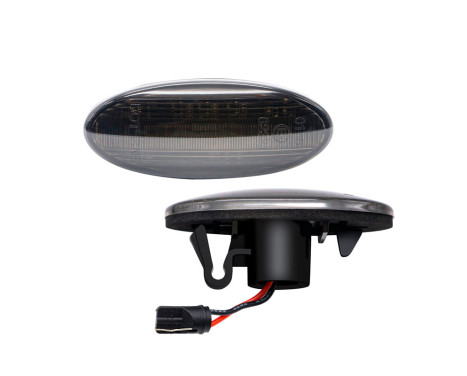 Set of LED side indicators suitable for Nissan various models - Smoke gray - incl. Dynamic Running Li, Image 2