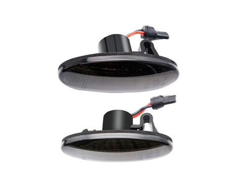 Set of LED side indicators suitable for Nissan various models - Smoke gray - incl. Dynamic Running Li, Image 3