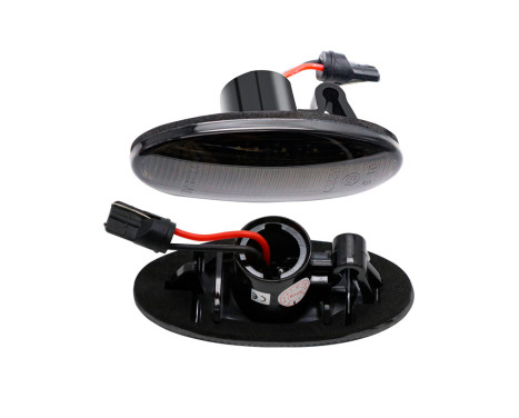 Set of LED side indicators suitable for Nissan various models - Smoke gray - incl. Dynamic Running Li, Image 4