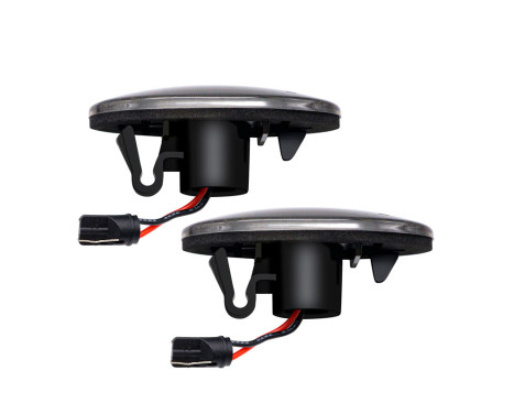 Set of LED side indicators suitable for Nissan various models - Smoke gray - incl. Dynamic Running Li, Image 5