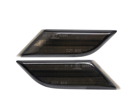 Set of LED side indicators suitable for Volkswagen Transporter T6.1 2020-2022 - Smoke gray - incl. Dyna