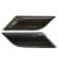 Set of LED side indicators suitable for Volkswagen Transporter T6.1 2020-2022 - Smoke gray - incl. Dyna