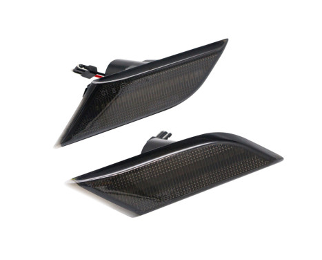 Set of LED side indicators suitable for Volkswagen Transporter T6.1 2020-2022 - Smoke gray - incl. Dyna, Image 3