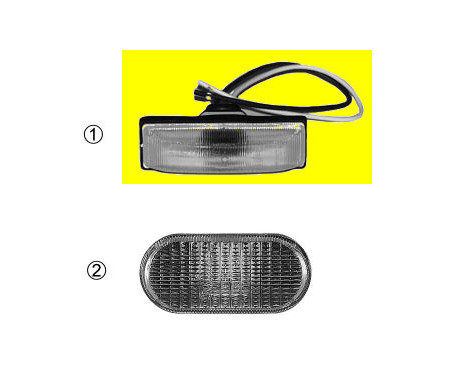Side indicator left/right 4336914 Van Wezel