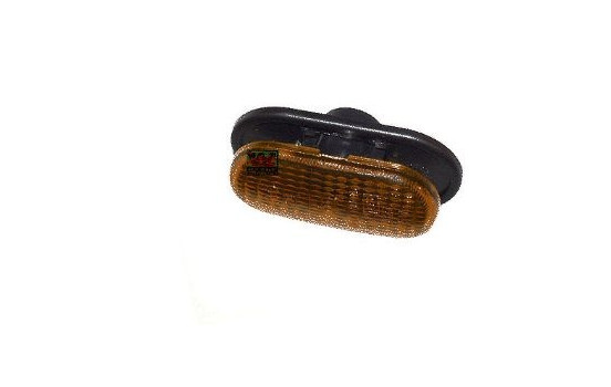 Side indicator left/right ORANGE + GASKET (HOLDER) 4310914 Van Wezel