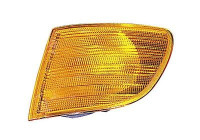 Side indicator light for outside mirror left ORANGE including BULB HOLDER 3078901 Van Wezel