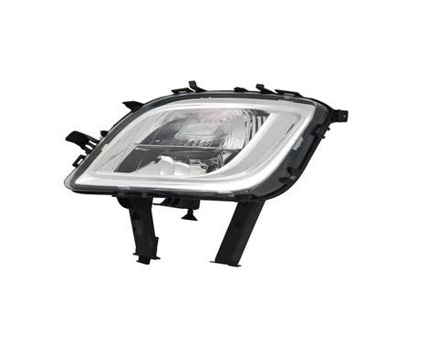 Side indicator light for outside mirror left with FOG LIGHT HOLE H10 3749995 Van Wezel
