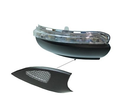 Side indicator light for outside mirror right With bottom light 5863918 Van Wezel
