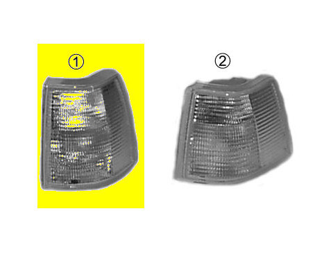 Side turn signal for left exterior mirror -8/93 5958905 Van Wezel