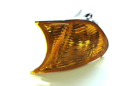Side turn signal for left exterior mirror up to '02 WHITE including BULB HOLDER 0647905 Van Wezel