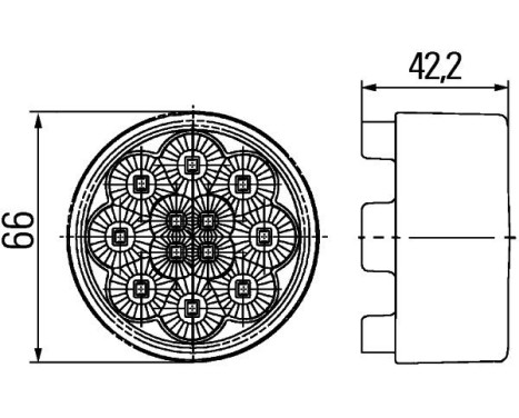 turn signal 2BA 009 001-431 Hella, Image 2