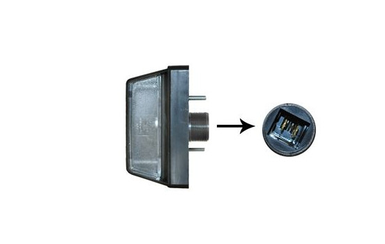 Licence Plate Light 1650939 Van Wezel