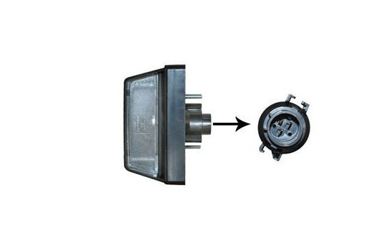 Licence Plate Light 2813919 Van Wezel