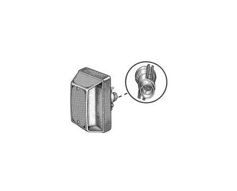 Licence Plate Light 2813920 Van Wezel, Image 2