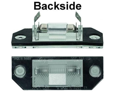 License plate lamp