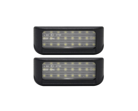 Set of LED license plate lighting suitable for Citroën/Peugeot various models DL CIN01 AutoStyle