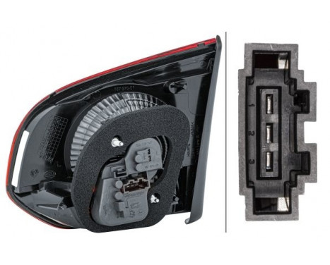 Combination Rearlight 2SA 009 923-091 Hella, Image 3