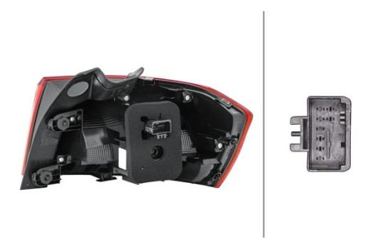 Combination Rearlight 2SD 011 889-051 Hella, Image 2