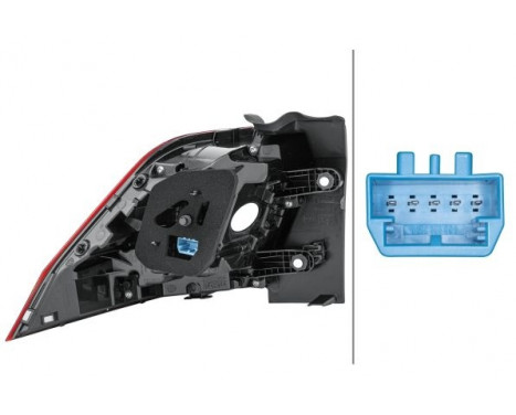 Combination Rearlight 2SD 012 521-061 Hella, Image 2