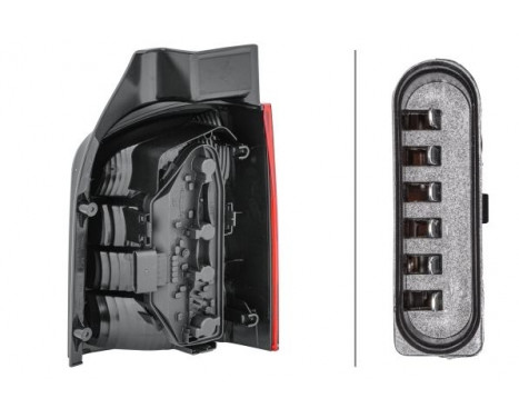 Combination Rearlight 2SK 008 579-091 Hella, Image 3