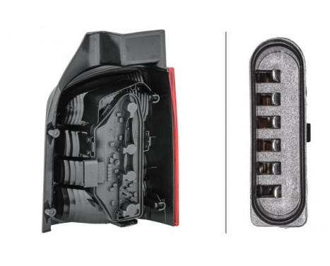 Combination Rearlight 2SK 008 579-111 Hella, Image 3