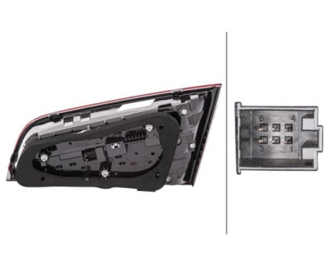 Combination Rearlight 2SV 012 837-091 Hella, Image 2