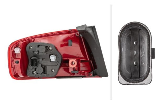 Combination Rearlight 2VA 009 686-101 Hella, Image 3