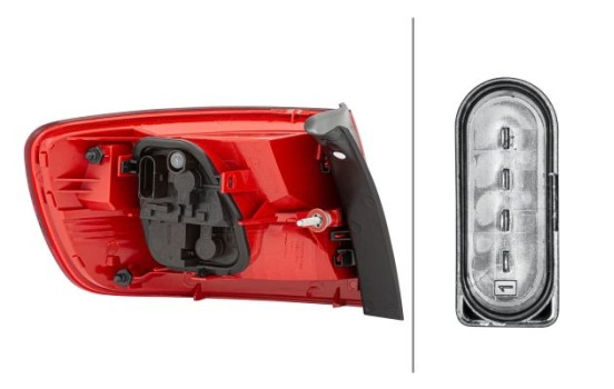 Combination Rearlight 2VA 354 542-021 Hella, Image 3
