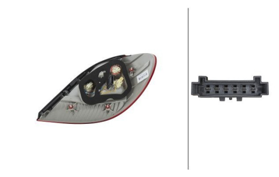 Combination Rearlight 2VP 008 427-091 Hella, Image 3
