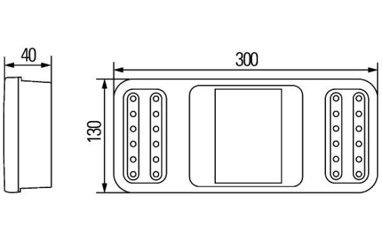 Combination Rearlight 2VP 345 900-201 Hella, Image 6
