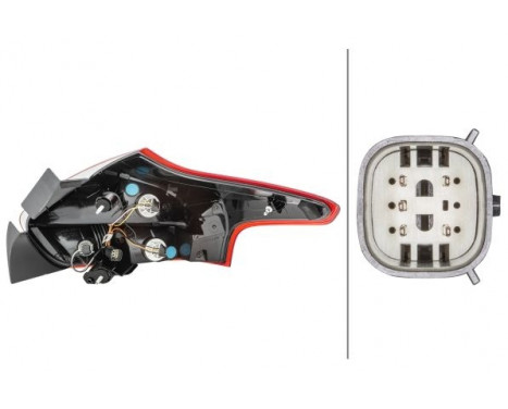 Combination Rearlight 2VP 354 828-051 Hella, Image 2
