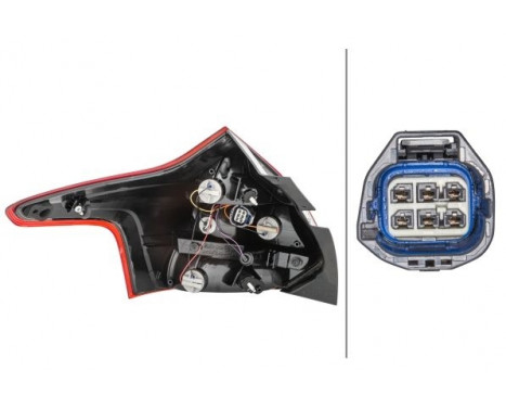 Combination Rearlight 2VP 354 995-081 Hella, Image 3