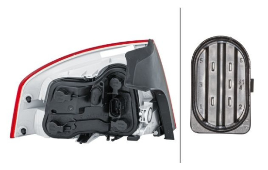 Combination Rearlight 2VP 965 037-061 Hella, Image 3