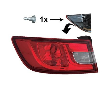 Combination Rearlight 4373931 Van Wezel