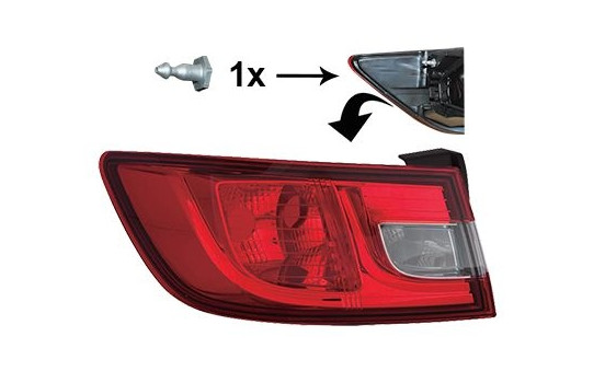 Combination Rearlight 4373931 Van Wezel