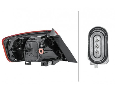 Combination Tail Light 2SD 012 838-041 Hella, Image 2