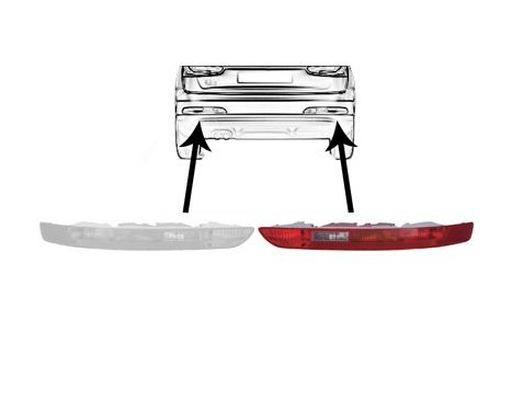 Rear light 0370930 Van Wezel