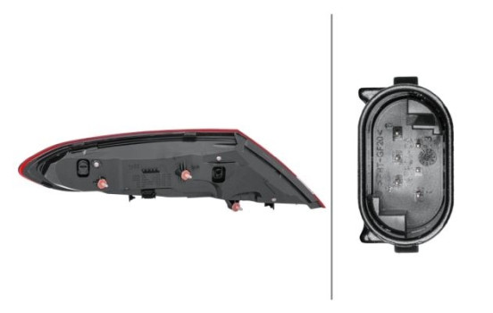 Rear light 2SD 011 786-301 Hella, Image 2