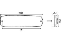 Rear light 2SD 343 910-001 Hella