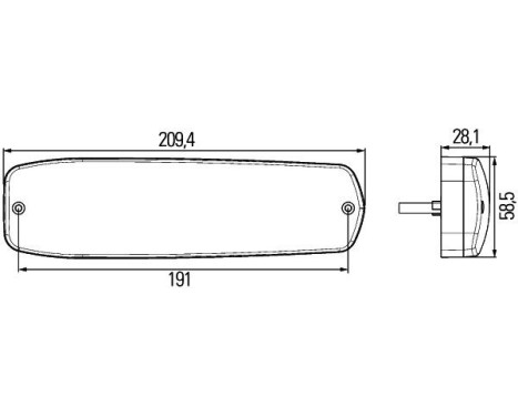 Rear light 2SD 343 910-001 Hella
