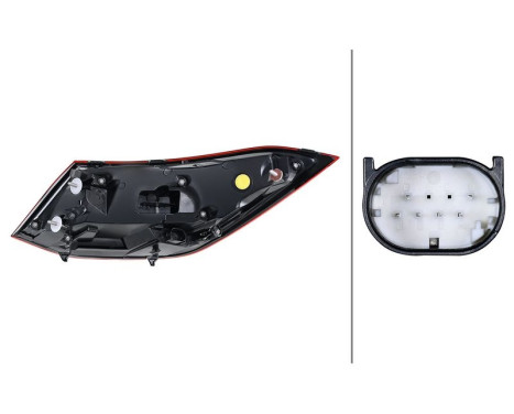 Rear light 2SK 013 102-091 Hella, Image 2
